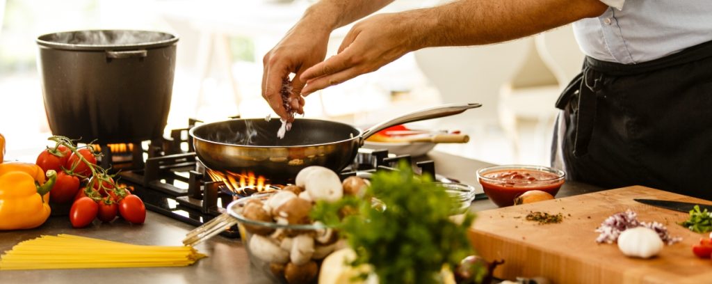 Person cooking
