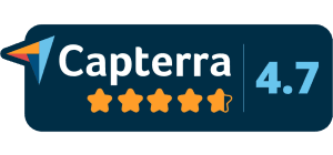 Capterra 4.7 Rating Badge