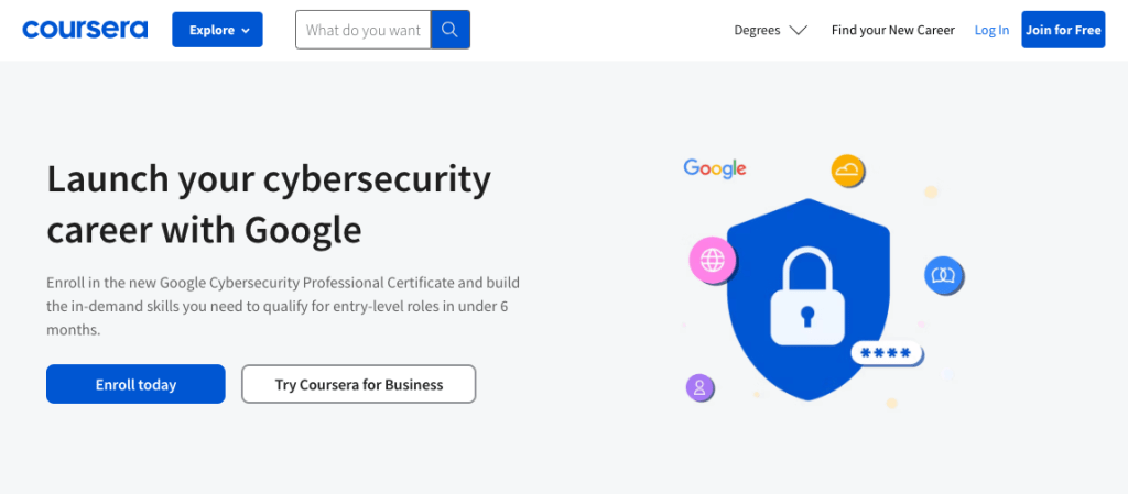 Coursera homepage