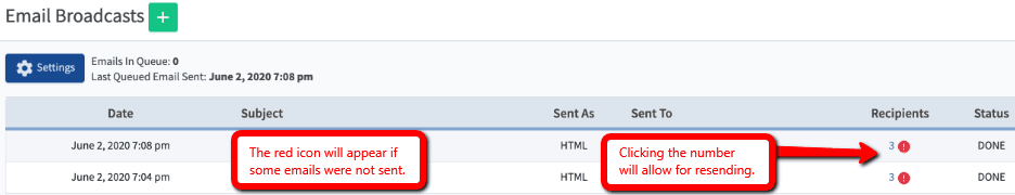 Email Broadcasts - WishList Member