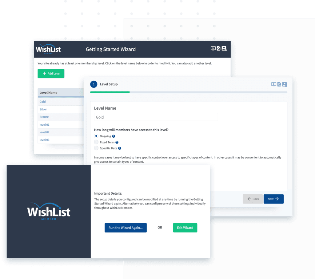 Getting Started Wizard
