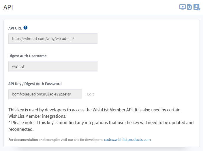 WishList Member API
