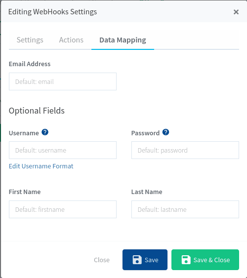 Webhooks Integration with WishList Member