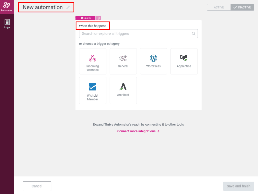Thrive Automator - WishList Member