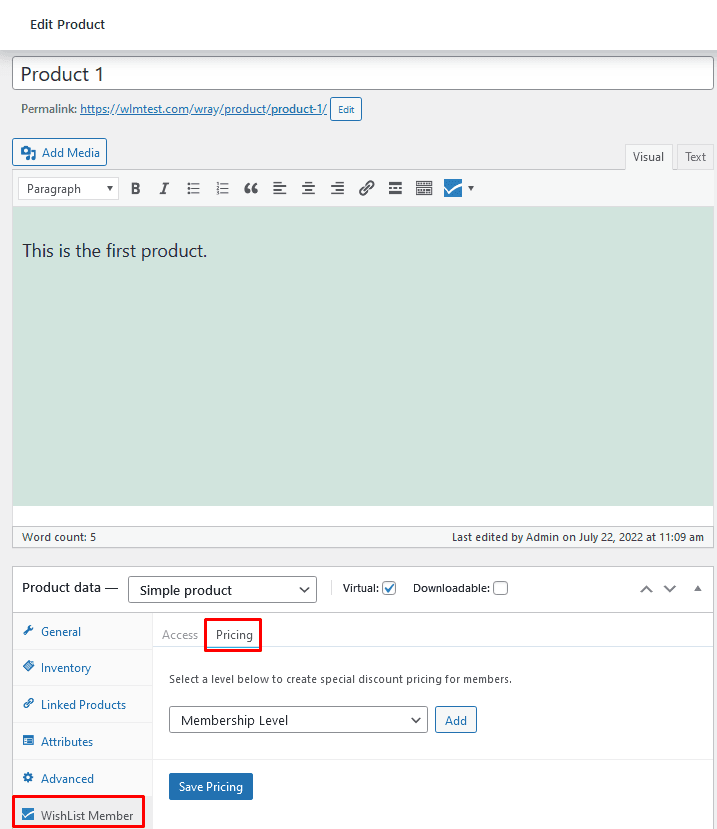 WooCommerce Member Pricing