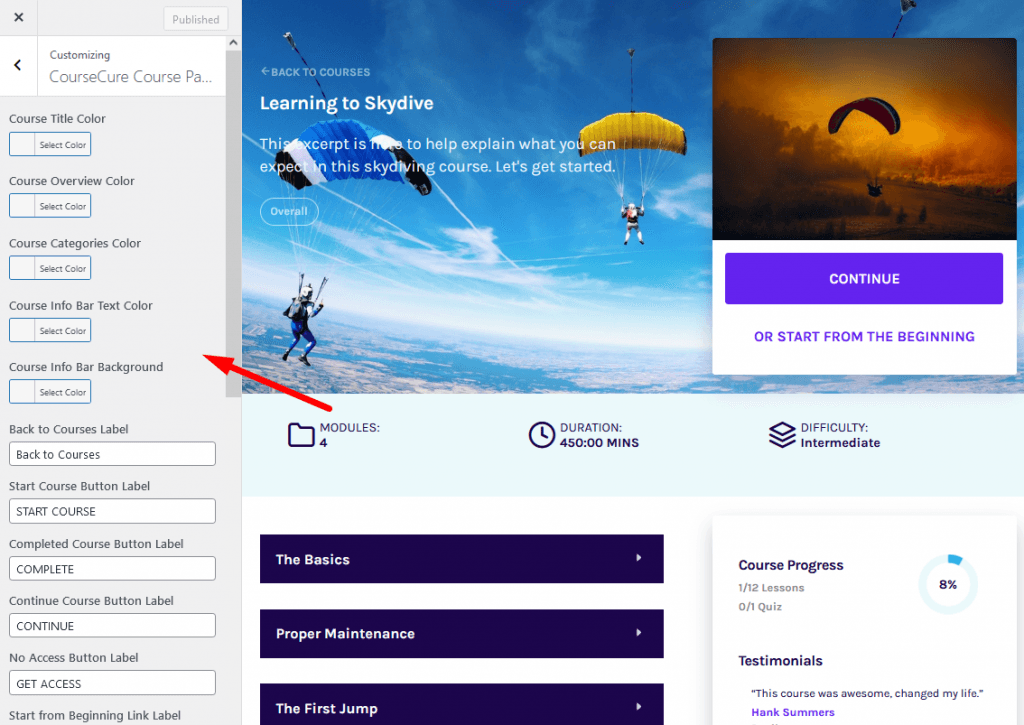 CourseCure - Customize Courses