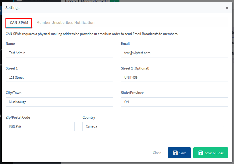 Email Broadcasts - WishList Member