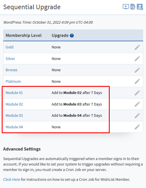 Drip Membership Content - WishList Member