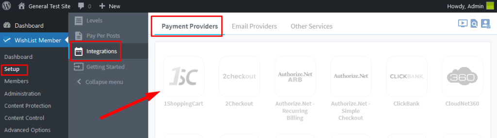 WishList Member Integrations Payment Providers