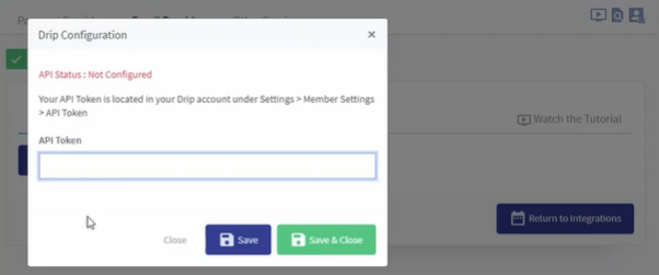 WishList Member Integration with Drip