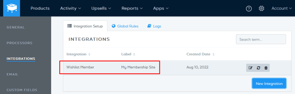 SamCart Integration with WishList Member - Connect WishList Member with SamCart