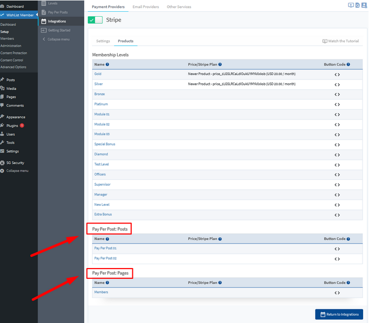 Sell WishList Member Pay Per Posts