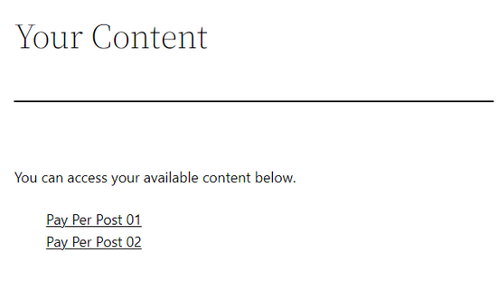 Display WishList Member Pay Per Posts