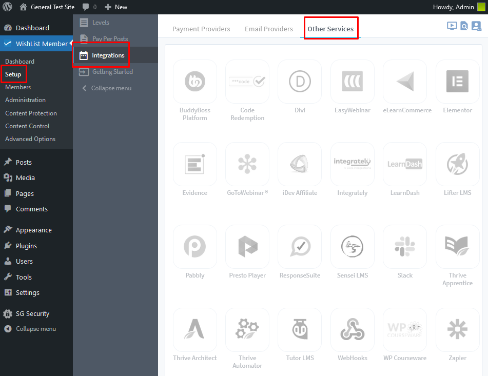 WishList Member Integration Options