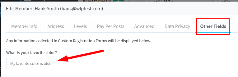 custom registration form - WishList Member
