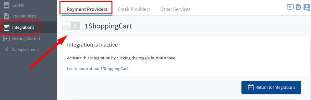 WishList Member Integration 1Shopping Cart
