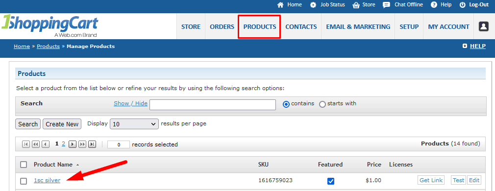 Integrating 1ShoppingCart Products with WishList Member
