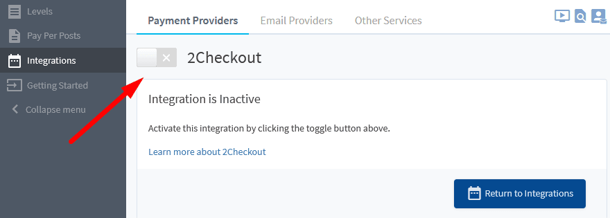 Enabling 2Checkout inside WishList Member