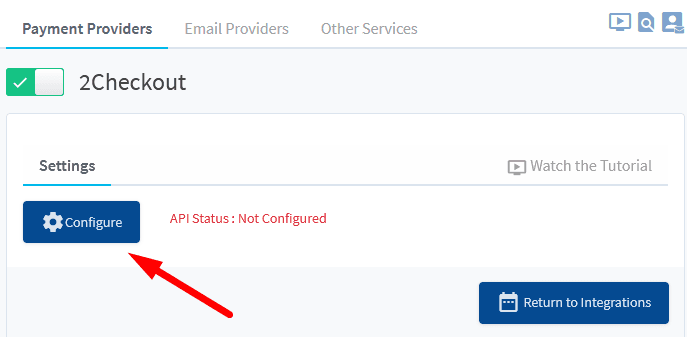 WishList Member 2Checkout integration configuration