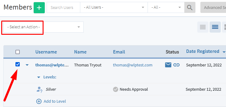 WishList Member Registration Requirements Settings