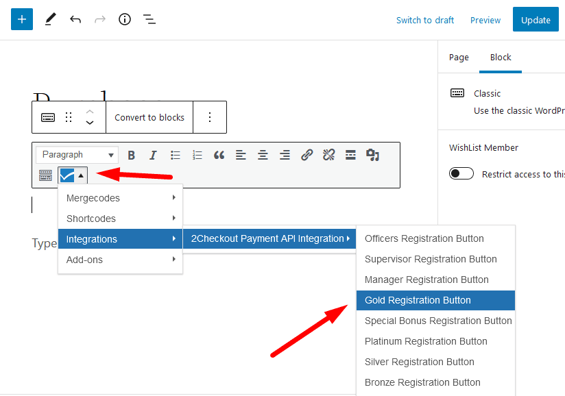 2Checkout API Integration 