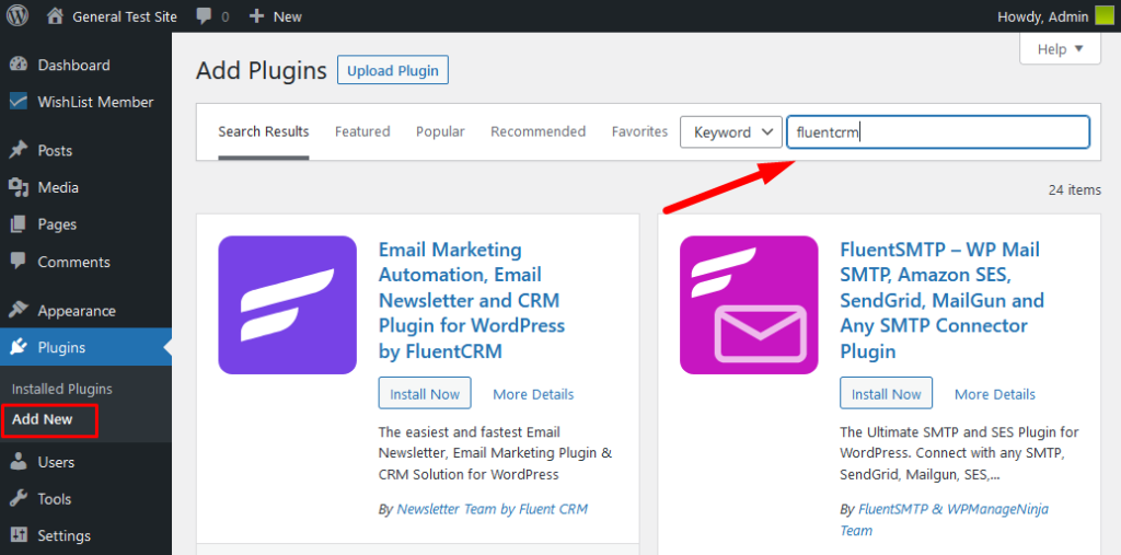 WishList Member Integration with FluentCRM