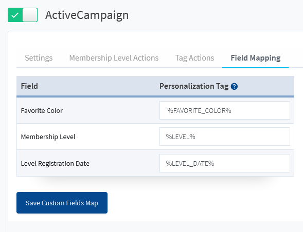 Send Custom Field Data to ActiveCampaign (Field Mapping)