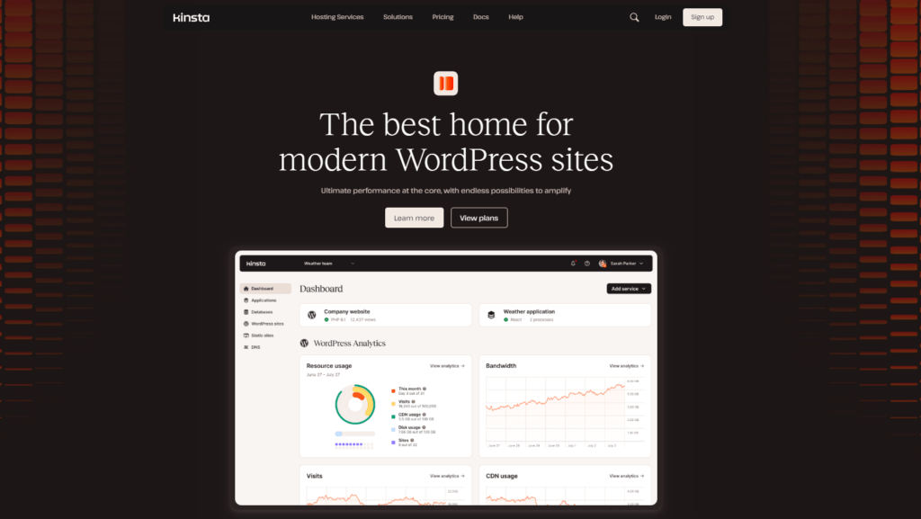 Kinsta WordPress Hosting