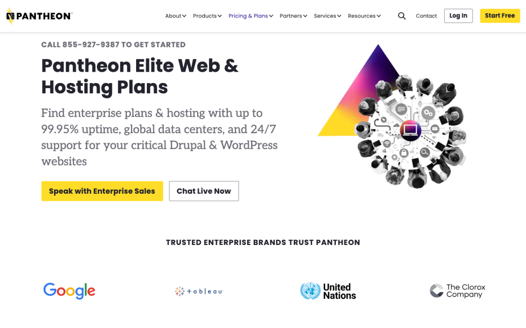 Pantheon enterprise hosting