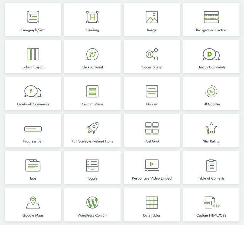 Thrive Architect Elements
