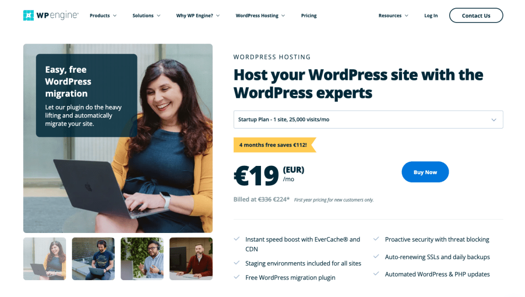 WP Engine WordPress hosting